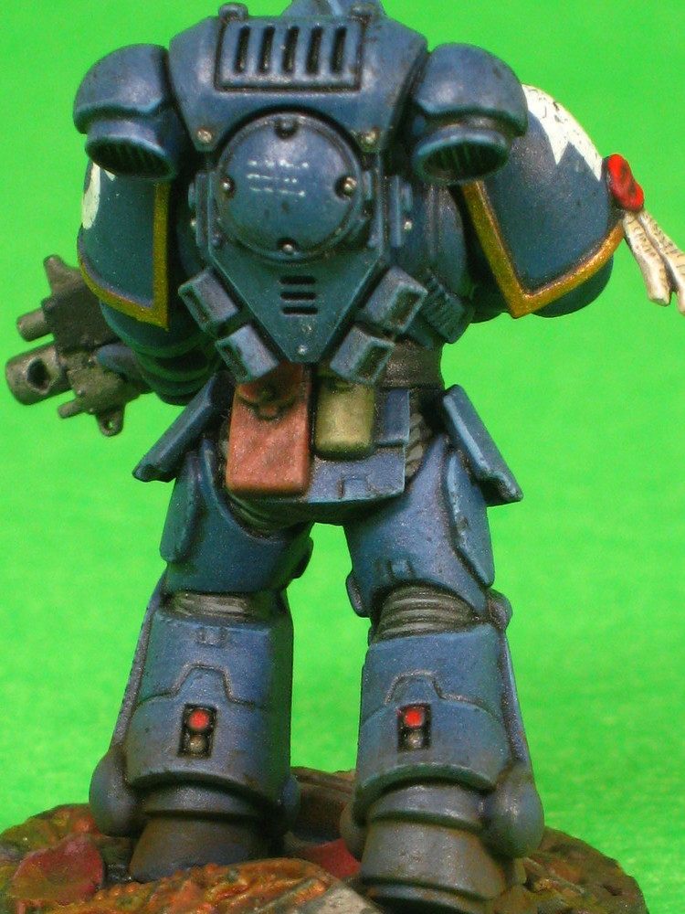 Warhammer 40,000 Space marine Mark X Power Armour 塗装写真 Warhammer 40,000 Space marine Mark X Power Armour 塗装写真